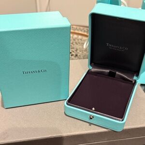 Tiffany & Co. Blue Jewelry Box, necklace